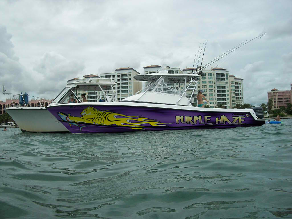 PurpleHaze Boat Wrap